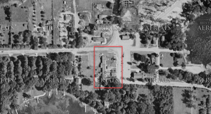 Ellinee Amusement Center - 1955 Aerial